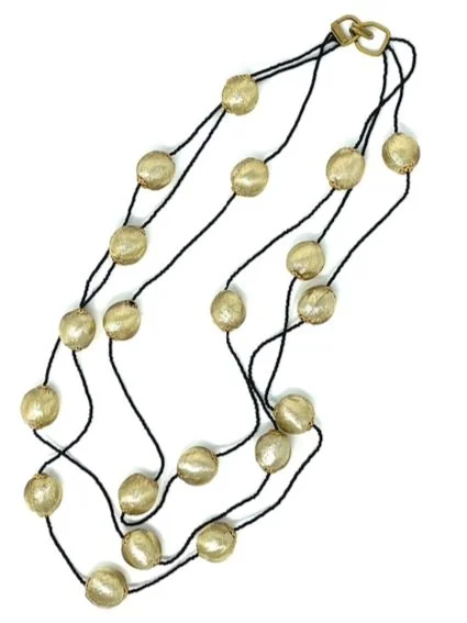 Rare Vintage Alexis Lahellec Pearl and Rhinestone Necklace — House